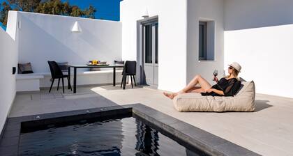 Filoxenia Luxury Villas- 2 bedroom villa with private heated pool- hydromassage