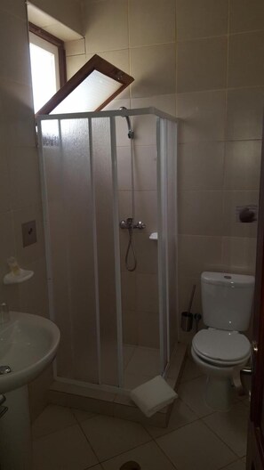 Room, 1 Bedroom, Terrace | Bathroom shower - Room-hotel Ah Maio - Double or Twin 1 (Maio)
