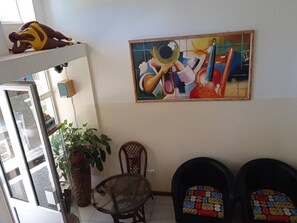 Shared Dormitory, 1 Bedroom, Terrace, City View | Living area | Books - Room-beautiful 1 Bed in Mixed Dormitory (Maio)