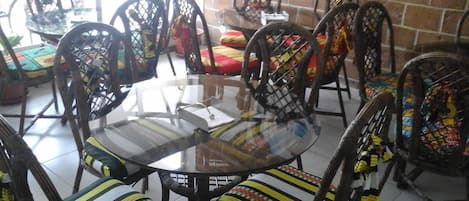 Shared Dormitory, 1 Bedroom, Terrace, City View | Living area | Books