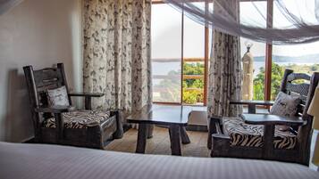 Quarto, 2 quartos, terraço, vista para o jardim | 2 quartos