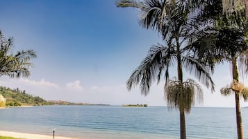 Zimmer, 2 Schlafzimmer, Terrasse, Gartenblick | Strand