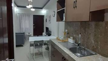 Appartamento, 2 camere da letto | Cucina privata | Frigorifero, piano cottura