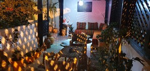 Ferienhaus, 2 Schlafzimmer, barrierefrei, Raucher | Terrasse/Patio