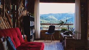 Ferienhaus, 3 Schlafzimmer, Raucher, Terrasse | Bibliothek