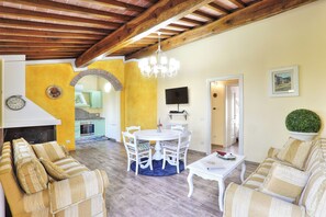 Ferienhaus, 2 Schlafzimmer, Raucher, eigener Pool | Lounge