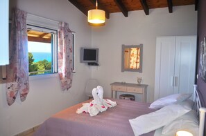 Apartment, 1 Bedroom, Smoking, Balcony | 1 bedroom - Villa Takis on Pelekas Beach Small House With Garden and sea View (Corfu)