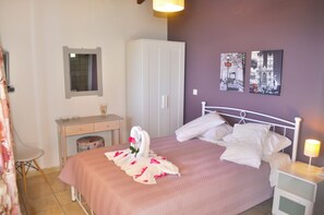 Apartment, 1 Bedroom, Smoking, Balcony | 1 bedroom - Villa Takis on Pelekas Beach Small House With Garden and sea View (Corfu)