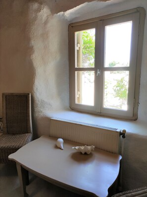 Room, 1 Bedroom, Patio, Garden View | Living area - Room-pyrgi Artemis Place - (Mykonos)