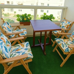 Chalet, 1 Bedroom, Accessible, Smoking | Balkoni