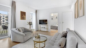 Living room - Cozy 1 Bedroom Apartment in Rodovre, Greater Copenhagen (Rødovre)