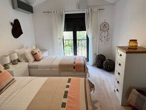 2 多间卧室、熨斗/熨衣板、免费 WiFi、床单