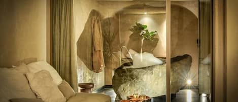 Couples treatment rooms, Turkish bath, body treatments, aromatherapy