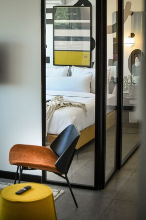 Estudi en suite executiu, 1 dormitori | Decoració individual, mobiliari individual i escriptori 
