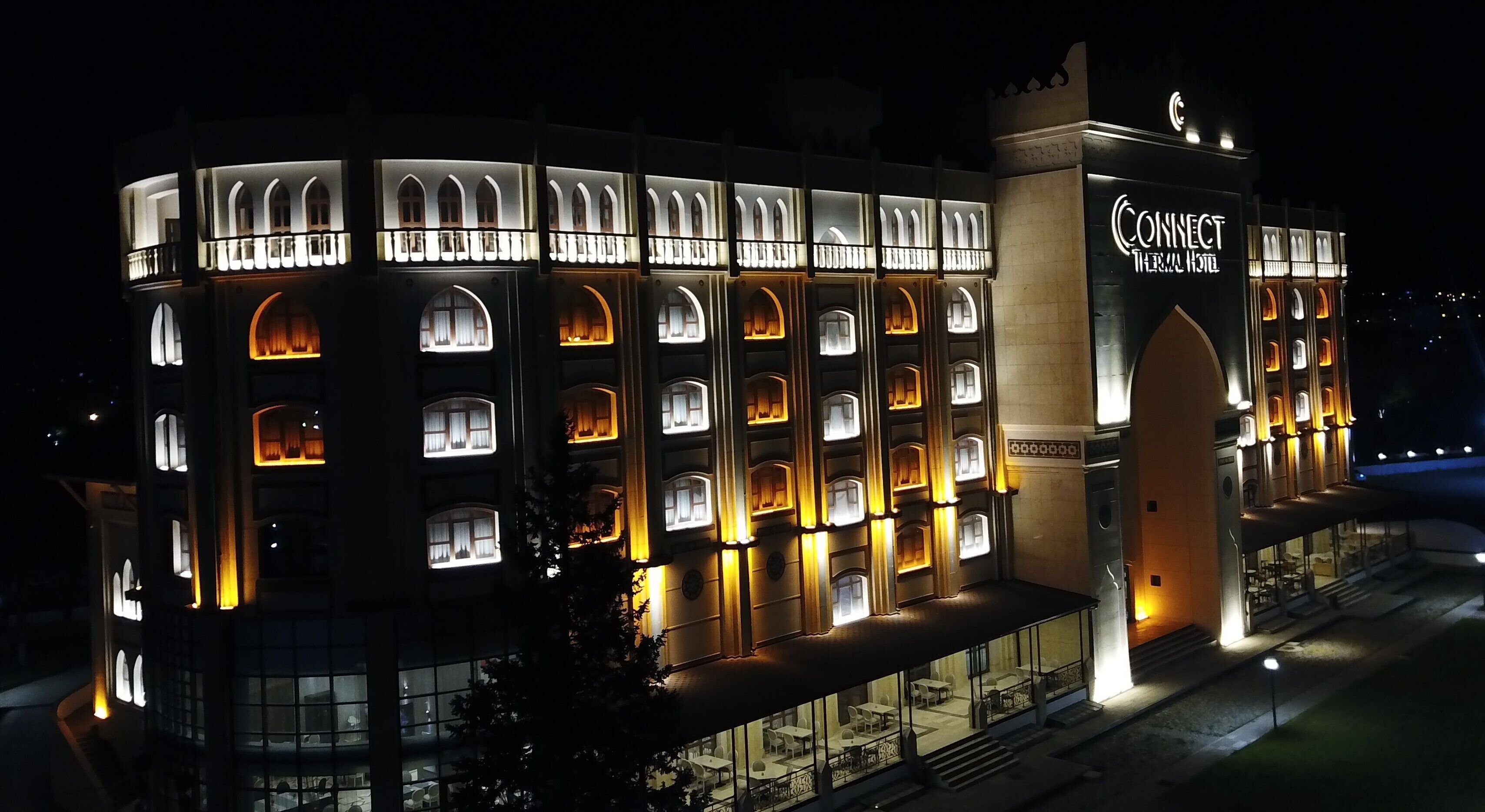 front of property – evening/night