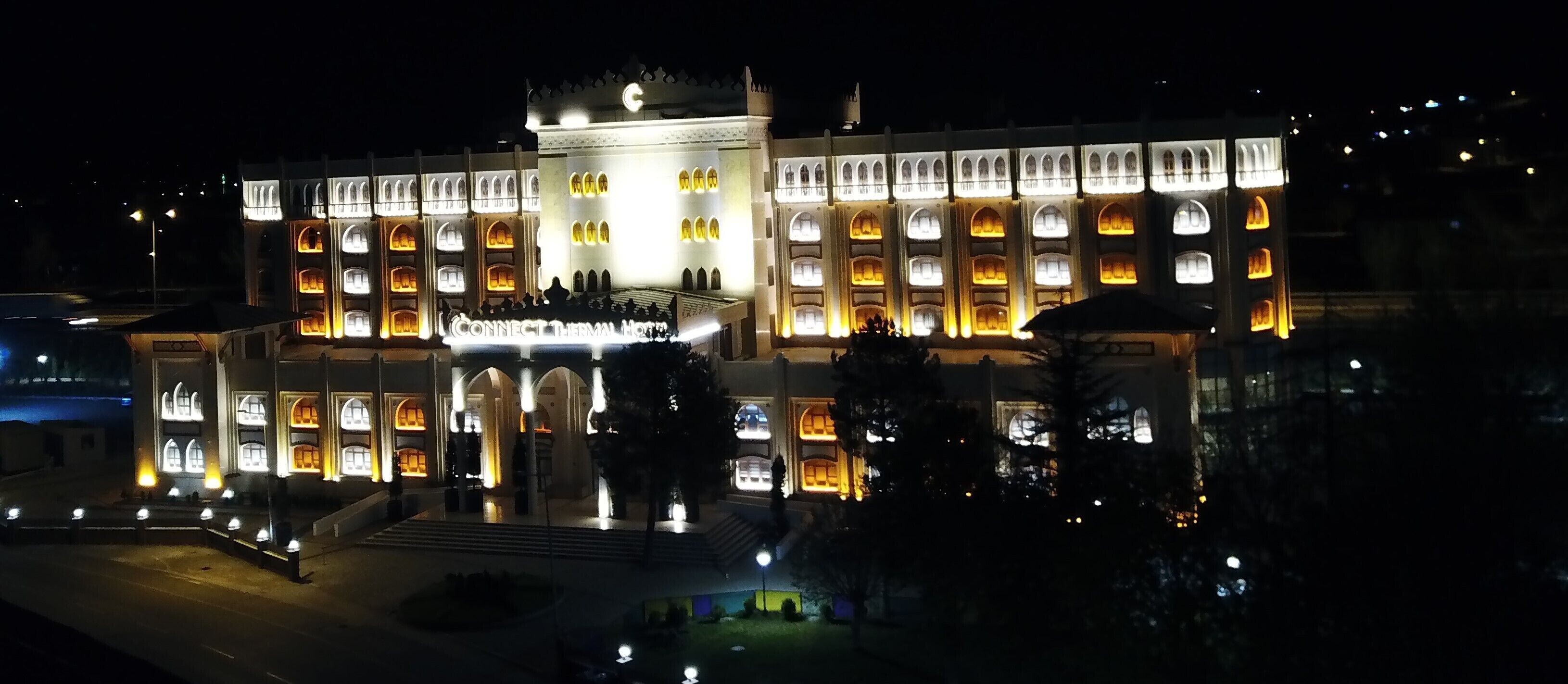 front of property – evening/night