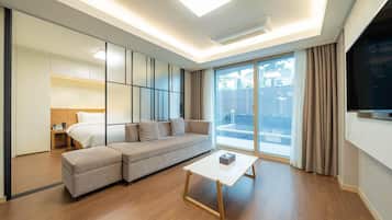 Uitzicht vanuit accommodatie
