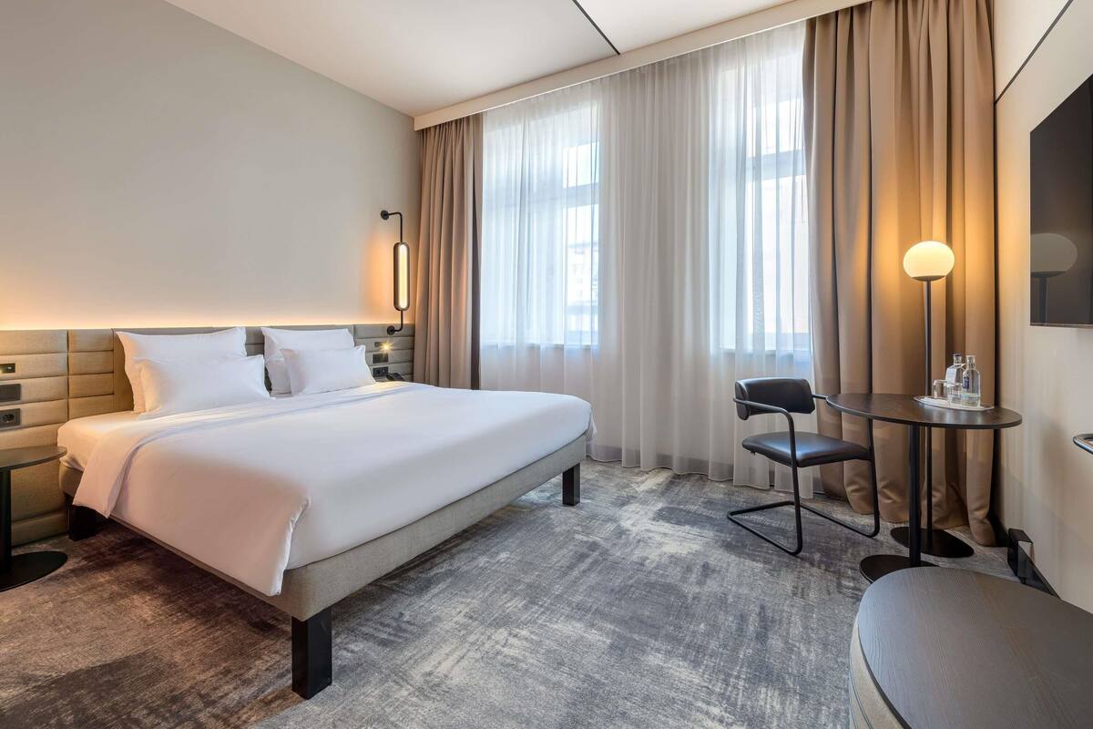 Ropa de cama hipoalergénica y minibar