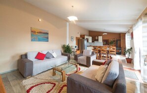 TV, DVD player, table football