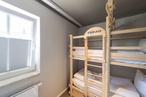 Family Quadruple Room | Premium bedding, minibar, in-room safe, desk