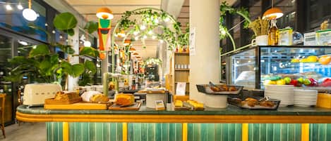 Daily buffet breakfast (EUR 12 per person)