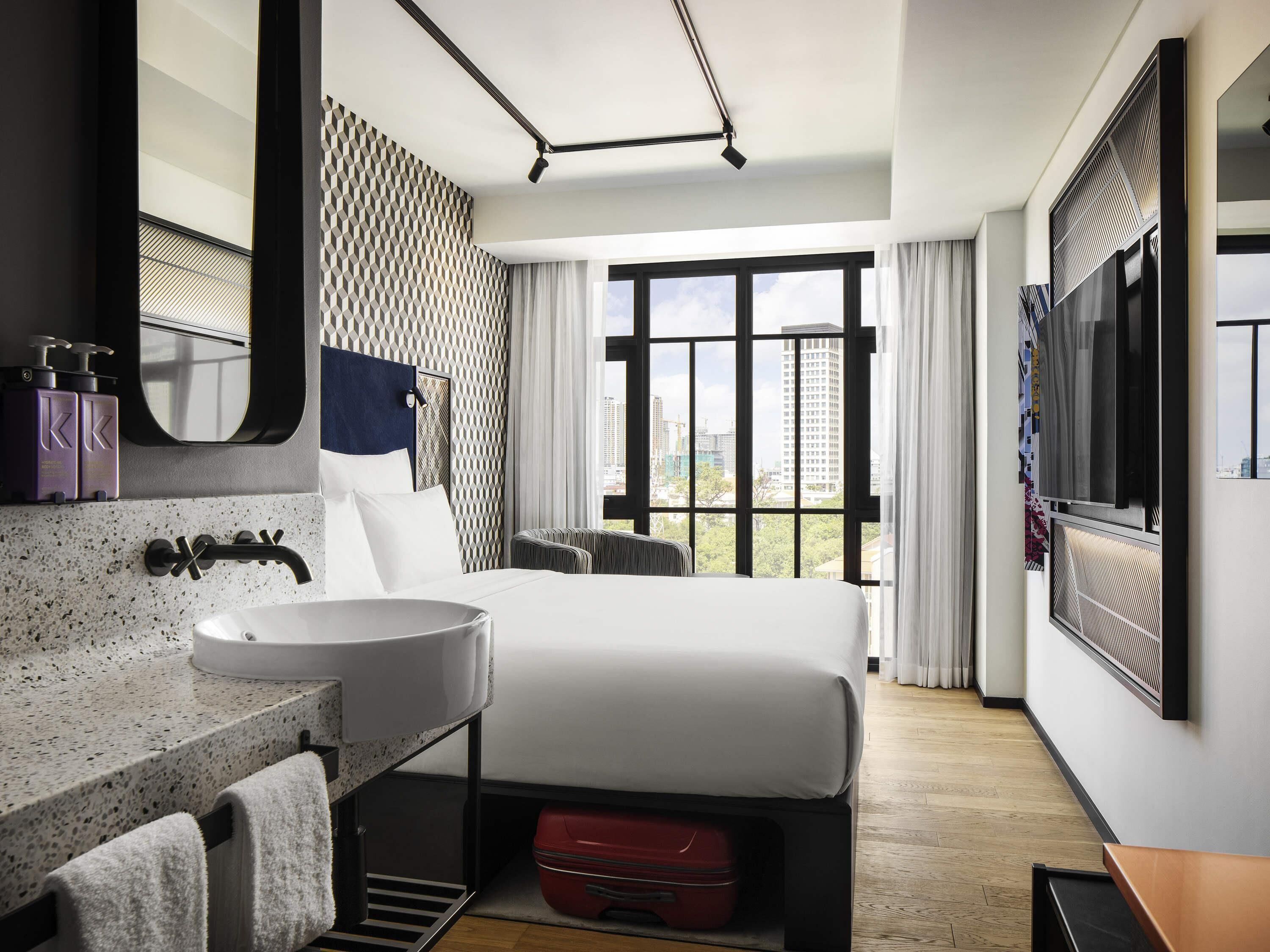 Habitación Confort, 1 cama Queen size | Ropa de cama de alta calidad y minibar 