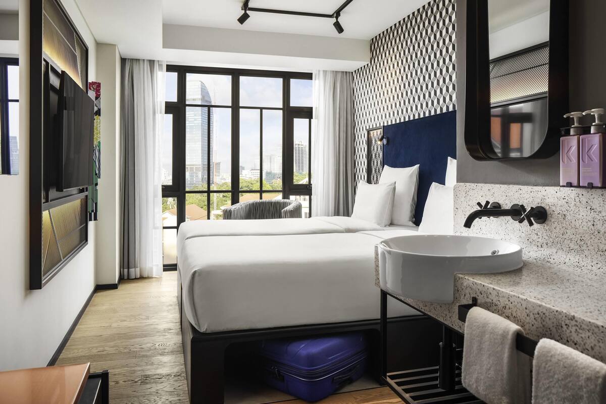Habitación Confort, 2 camas individuales | Ropa de cama de alta calidad y minibar