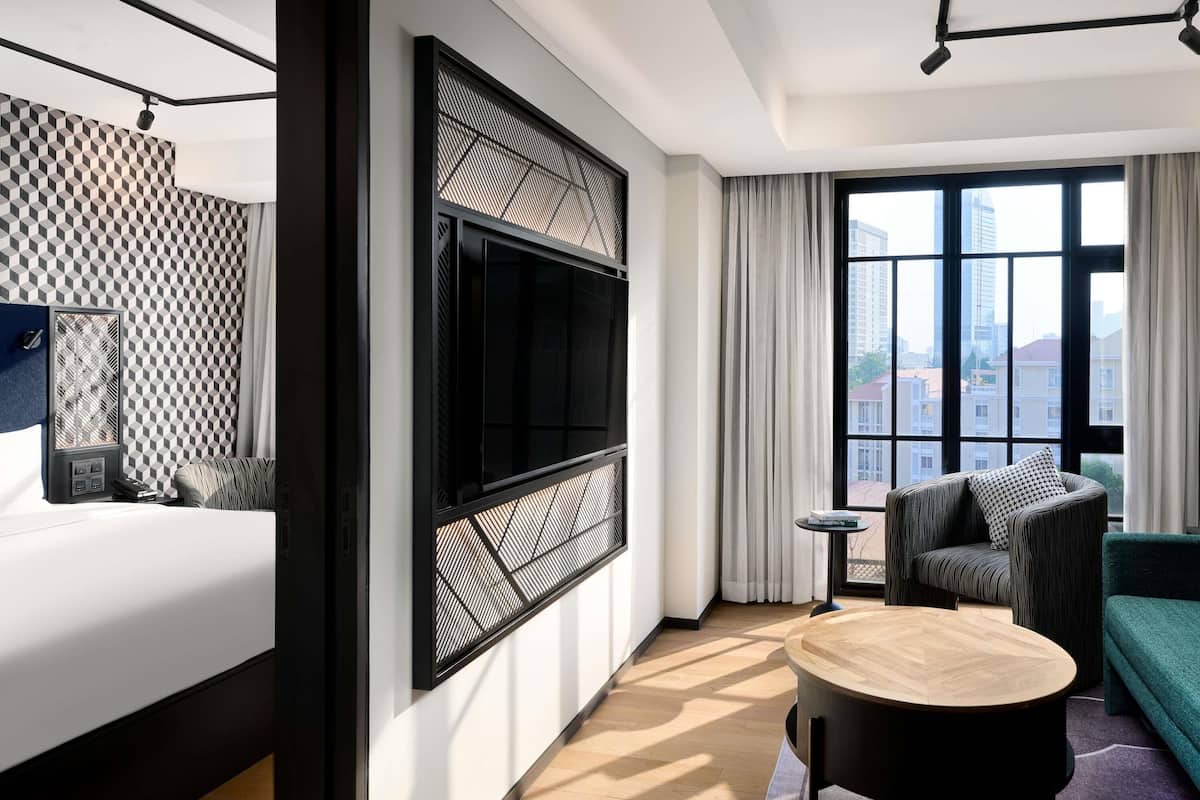 Junior Suite, 1 Double Bed (Tribe Lifestyle) | Premium bedding, minibar, in-room safe, individually decorated