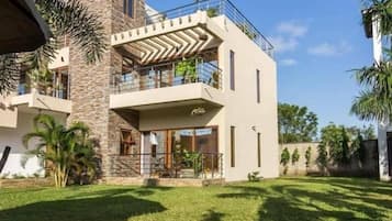 Área externa para banquete