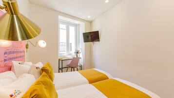 1 slaapkamer, een strijkplank/strijkijzer, gratis wifi, beddengoed