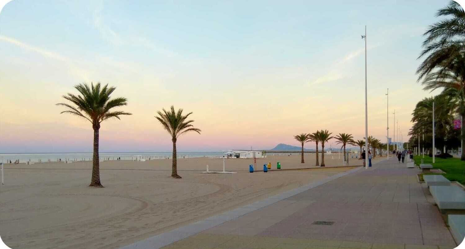 Tumbonas y toallas de playa