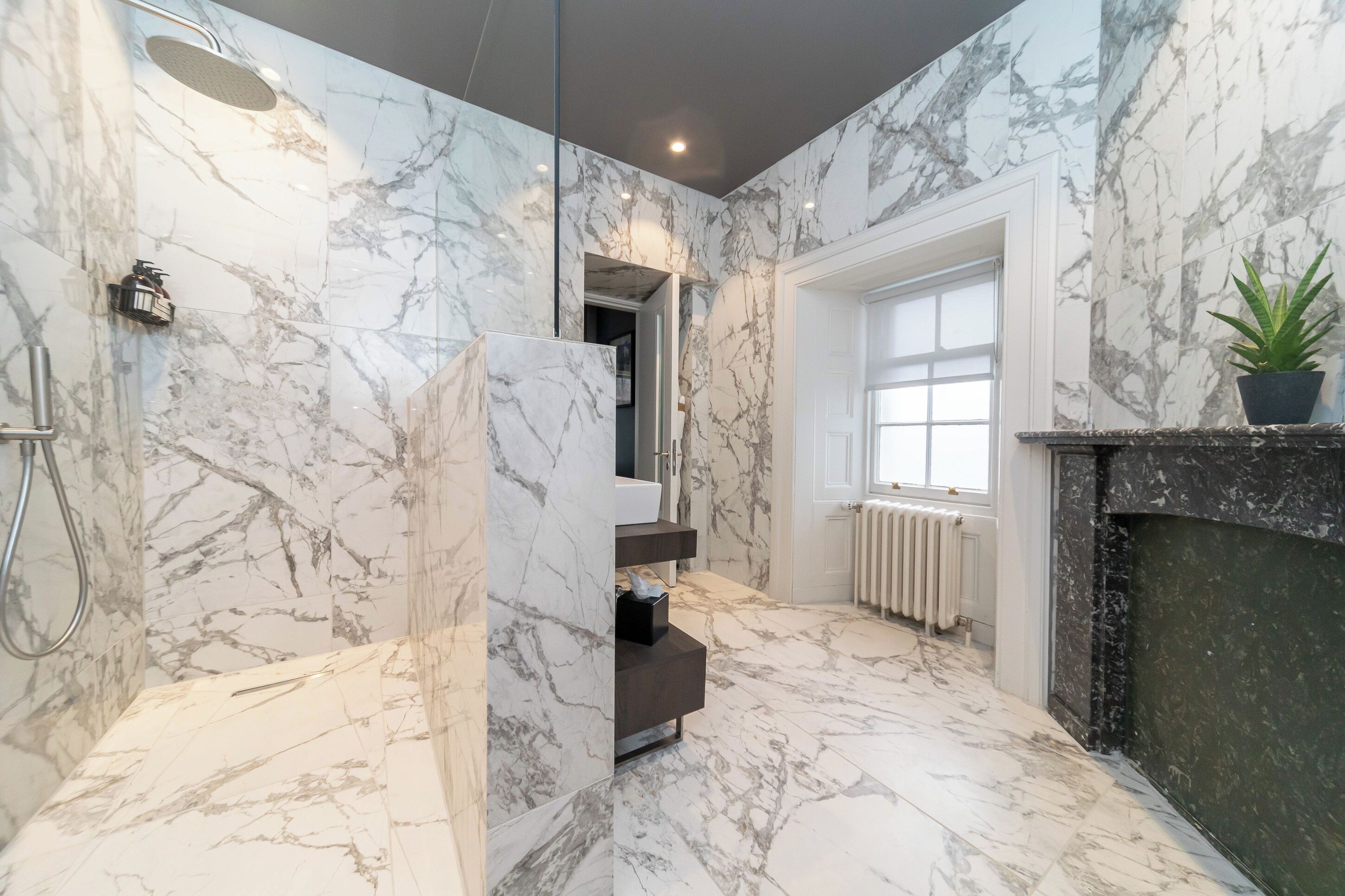 signature double room | bathroom | shower, rainfall showerhead, designer toiletries, hair dryer