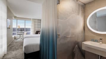 Standard Room, 2 Queen Beds (High Floor) | In-room safe, desk, laptop workspace, blackout curtains