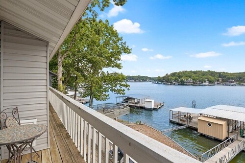 small house Boat on the Lake in private dock