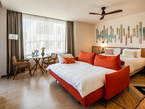 Premium Room, 1 King Bed (Resort Garden View) | Premium bedding, down comforters, memory foam beds, minibar - Kimpton Aysla Mallorca by IHG (Calvia)