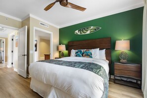 2 bedrooms, iron/ironing board, travel crib, free WiFi