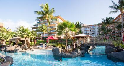 Private Corner Oasis | Wraparound Lanai & Waterfall Views at Honua Kai Konea 218