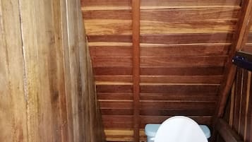 Ducha, toallas, jabón y papel higiénico