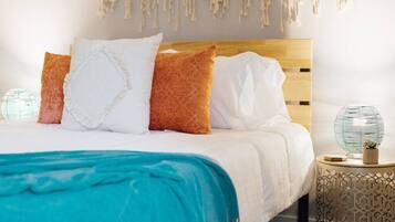 1 habitación, tabla de planchar con plancha, cuna de viaje y wifi