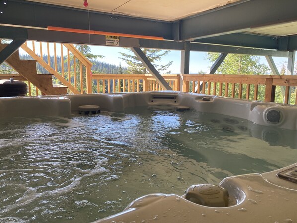Baignoire à remous extérieure