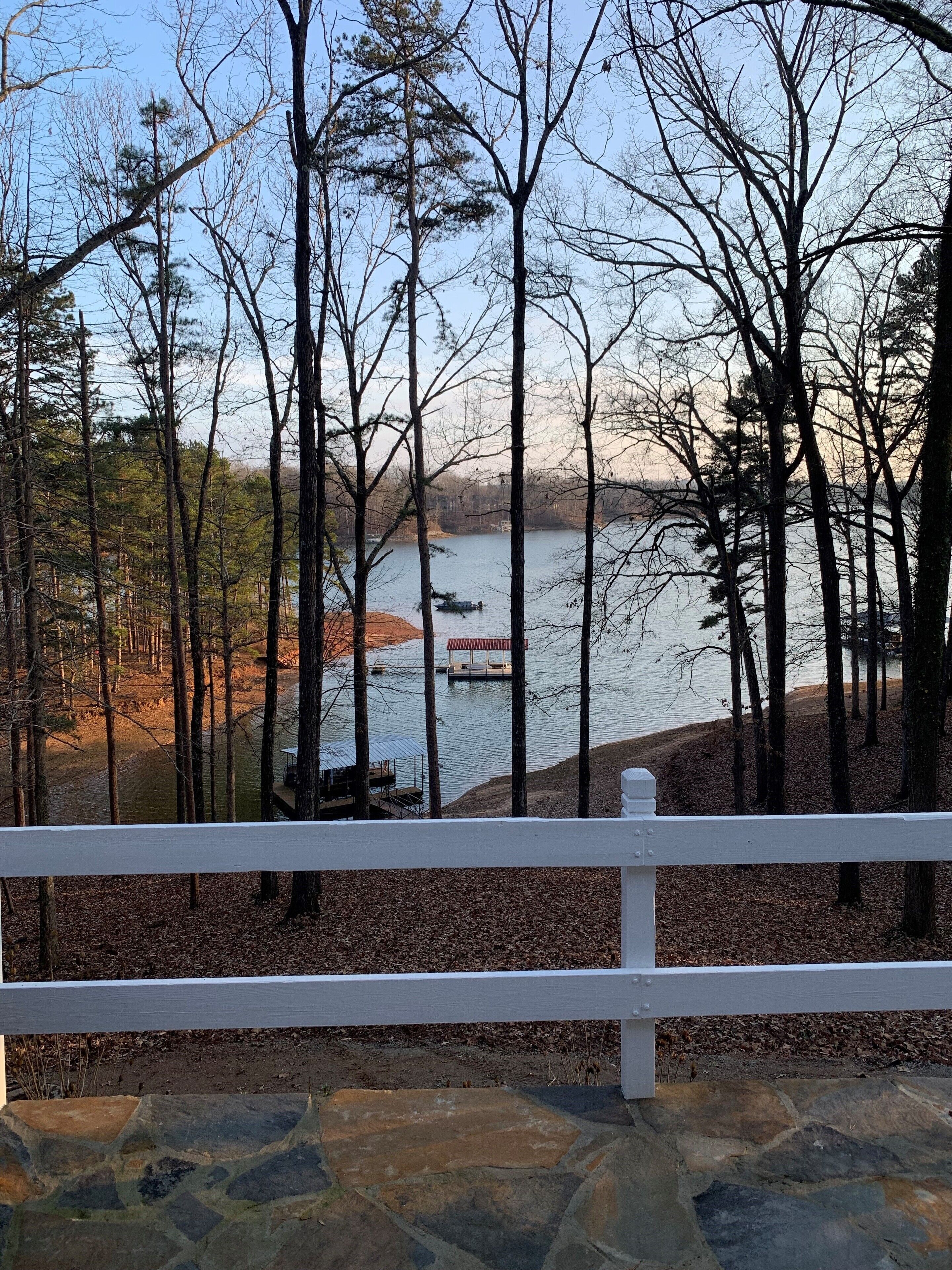 Fun Lake Home on a Peninsula with Personal Dock-30 min from Clemson!