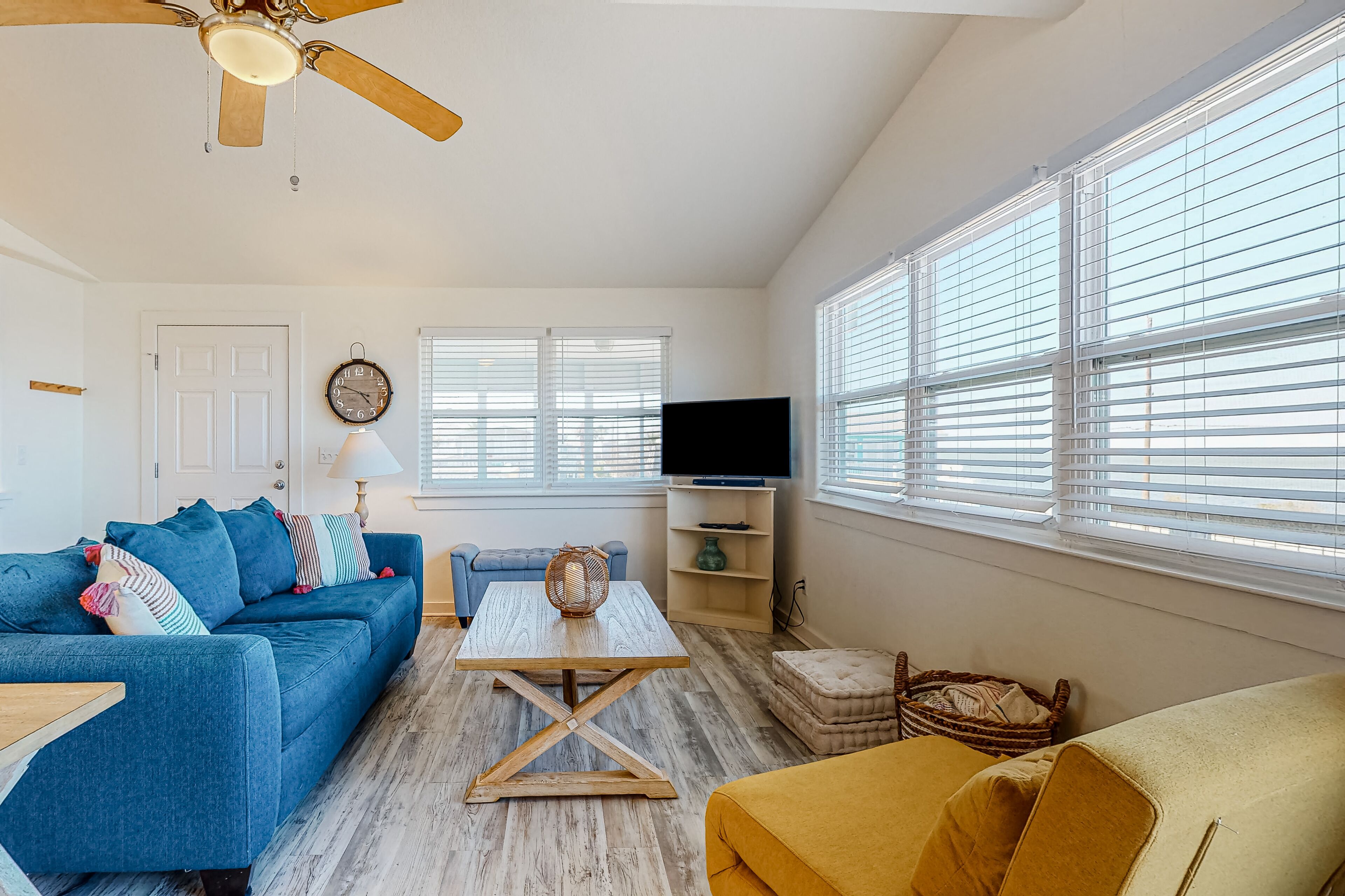 Dog-friendly, waterfront getaway with a pool, WiFi, central A/C, & washer/dryer