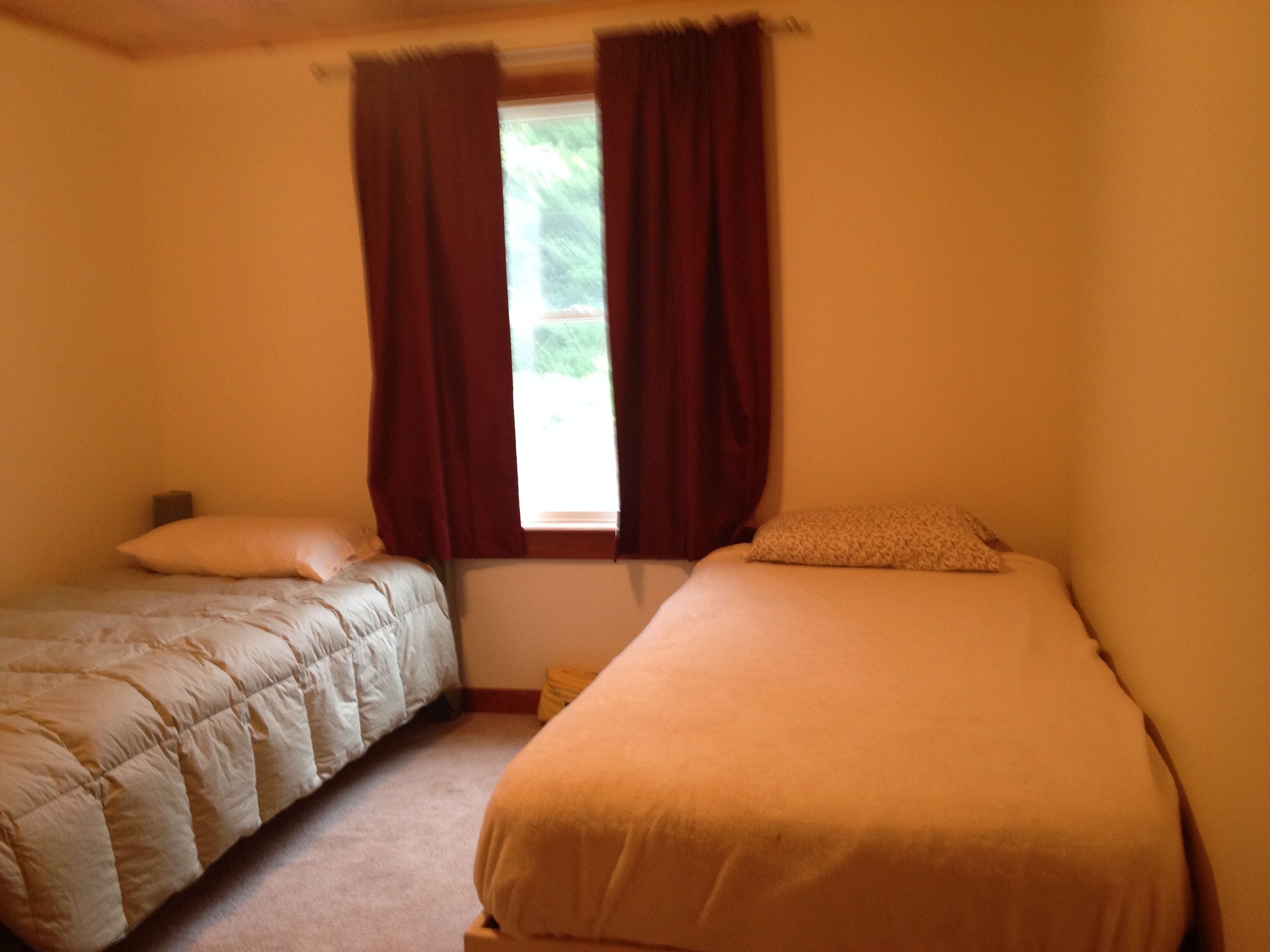 Cozy Camp Nestled In The Woods by the Carrabassett River, on 20 acres .