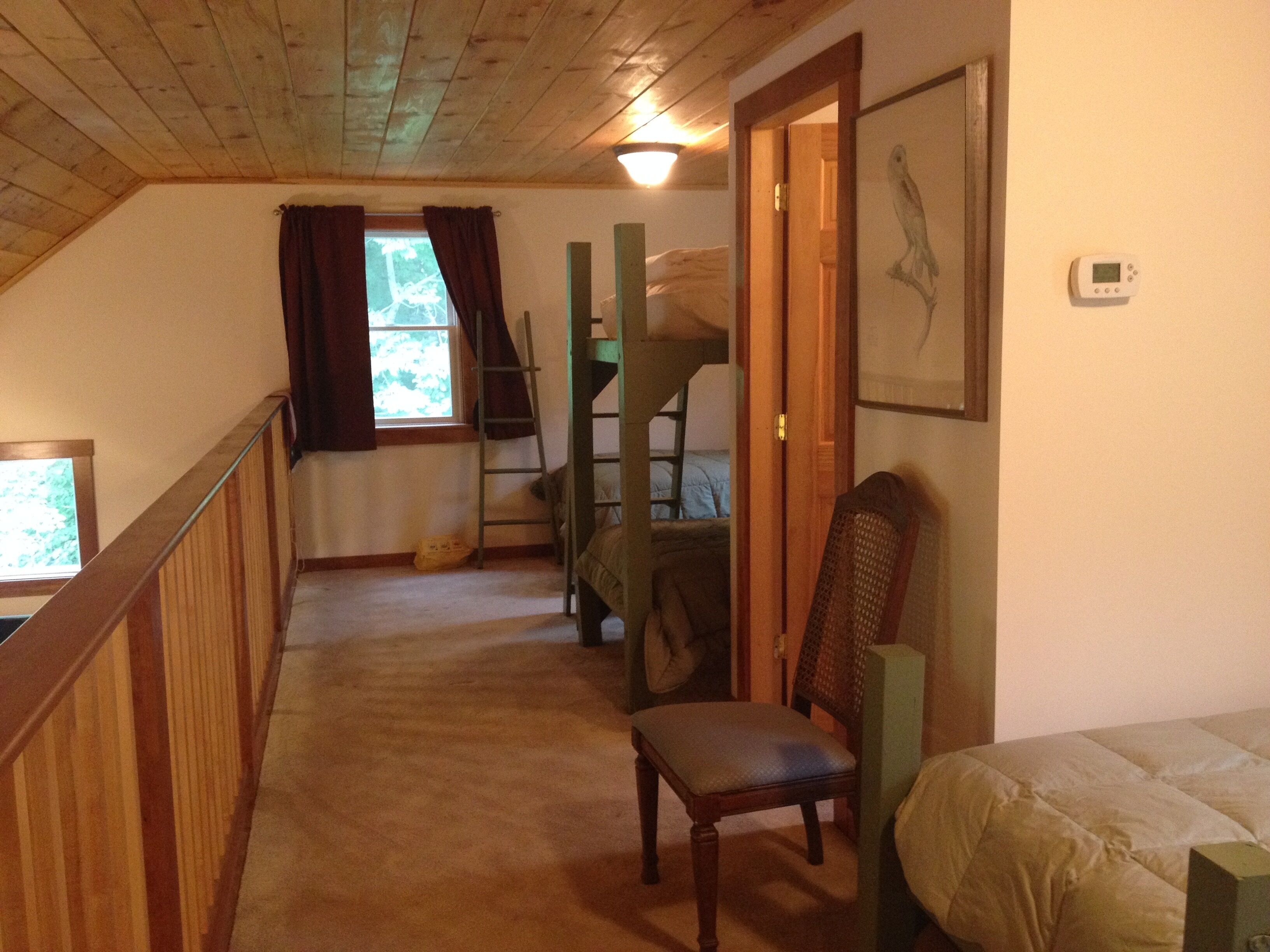 Cozy Camp Nestled In The Woods by the Carrabassett River, on 20 acres .