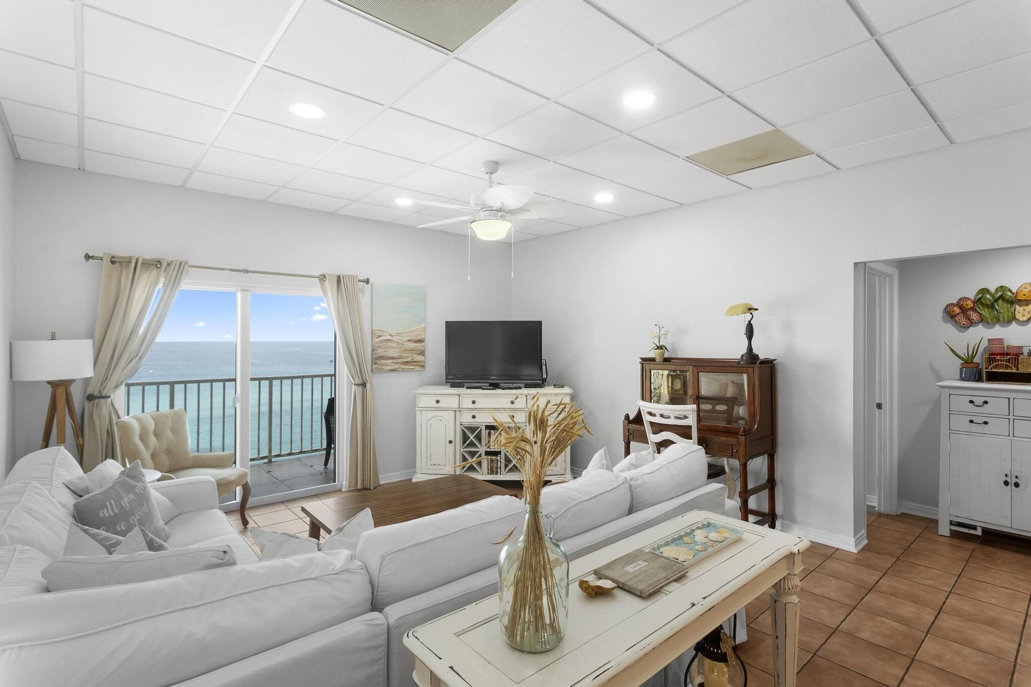 Three bedrooms with a Gulf Front view at Sans Souci!!