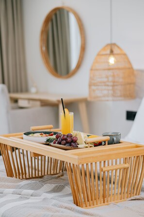 Biancheria da letto di alta qualità, materassi Tempur-Pedic, minibar