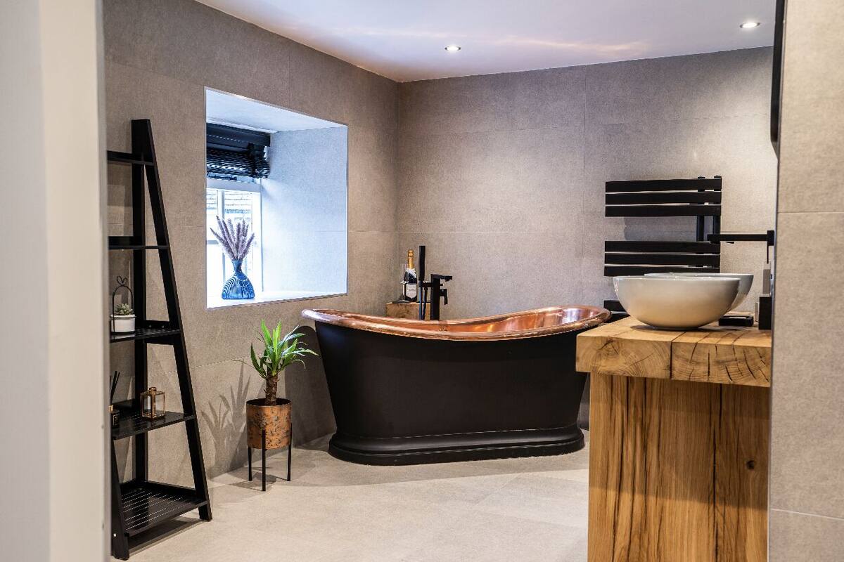 华丽双人房, 独立浴室 (and Copper Bath ) | 浴室