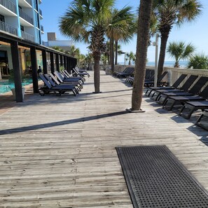 Terrace/patio - Oceanfront Suite, Myrtle Beach SC (Myrtle Beach)