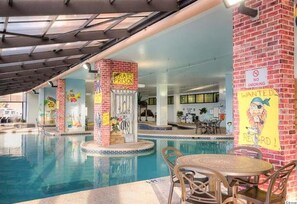 Piscine couverte, piscine extérieure