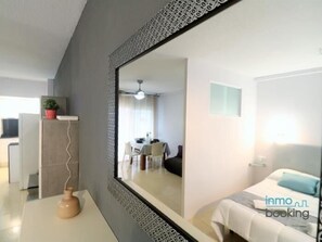 1 bedroom, iron/ironing board, internet, bed sheets